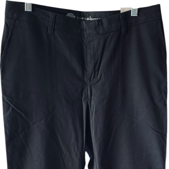 Dickies Women's Slim Fit Bootcut Stretch Pants 12 Short NWT - Picture 4 of 16